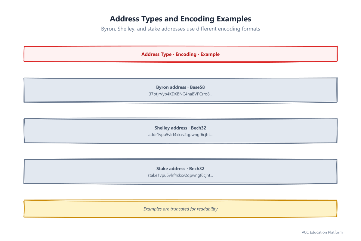 Address Types and Encoding Examples
