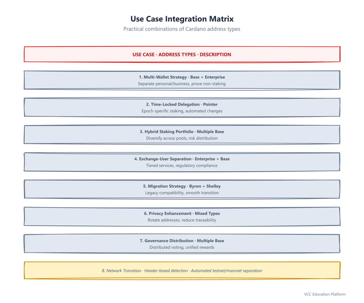 Use Case Integration Matrix