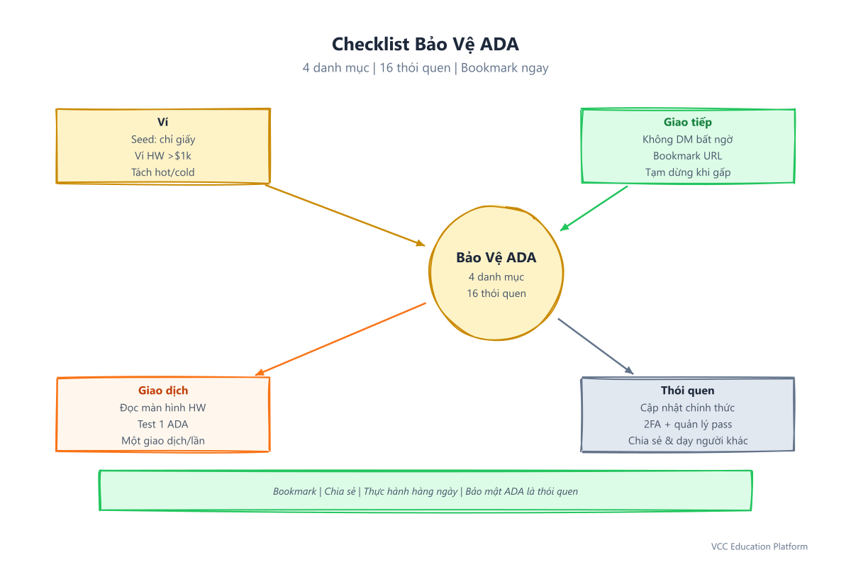 Checklist bảo vệ theo danh mục
