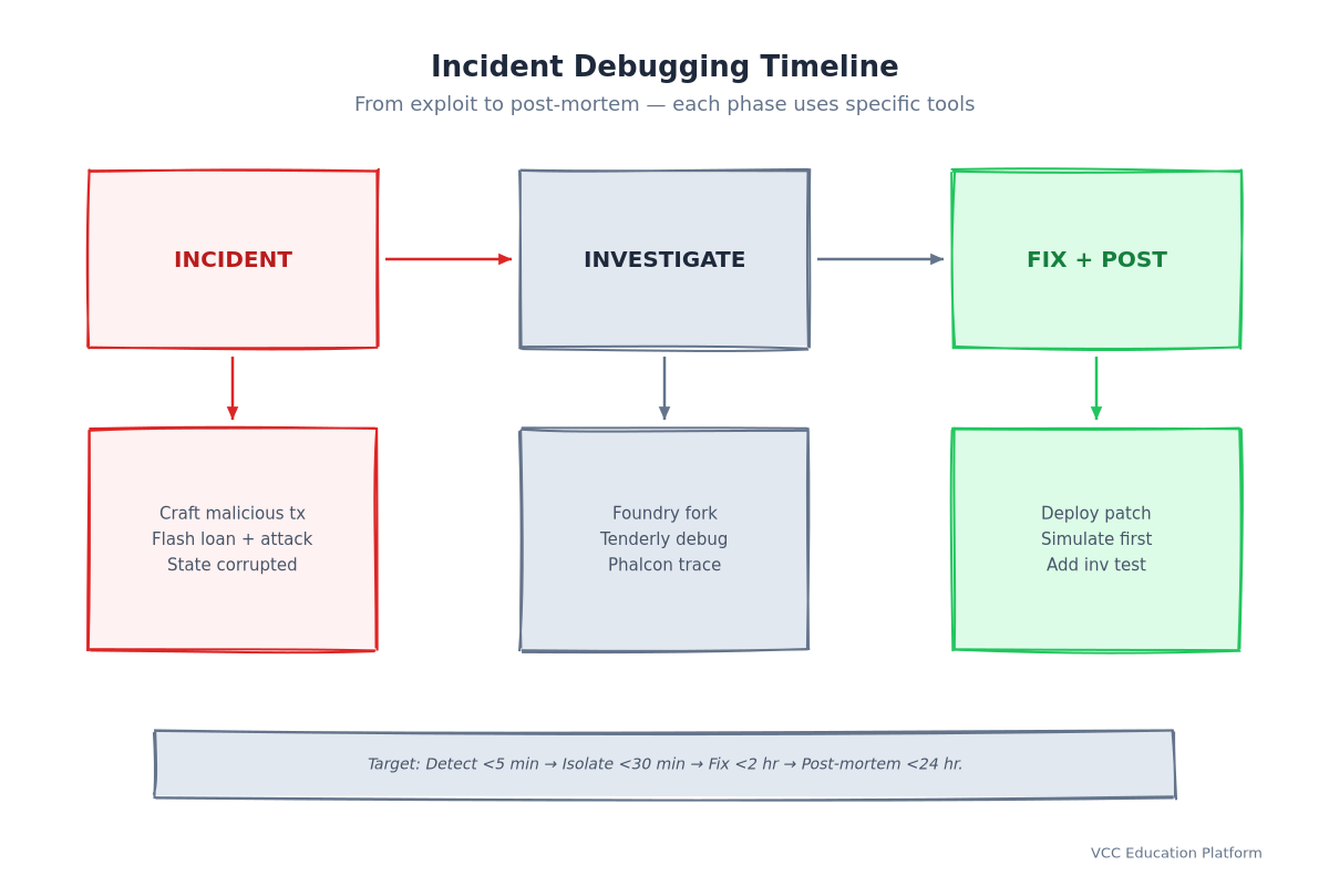Sequence Diagram - Incident debugging timeline