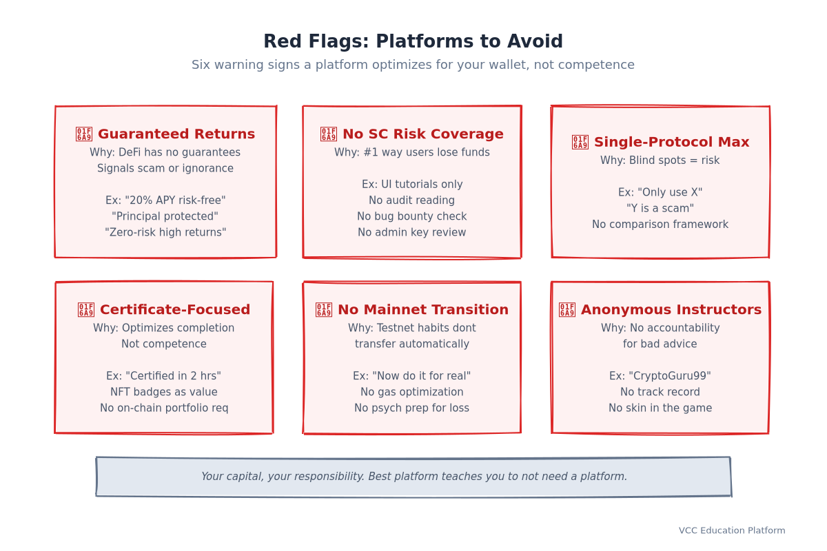 Warning Signs - DeFi Education Red Flags