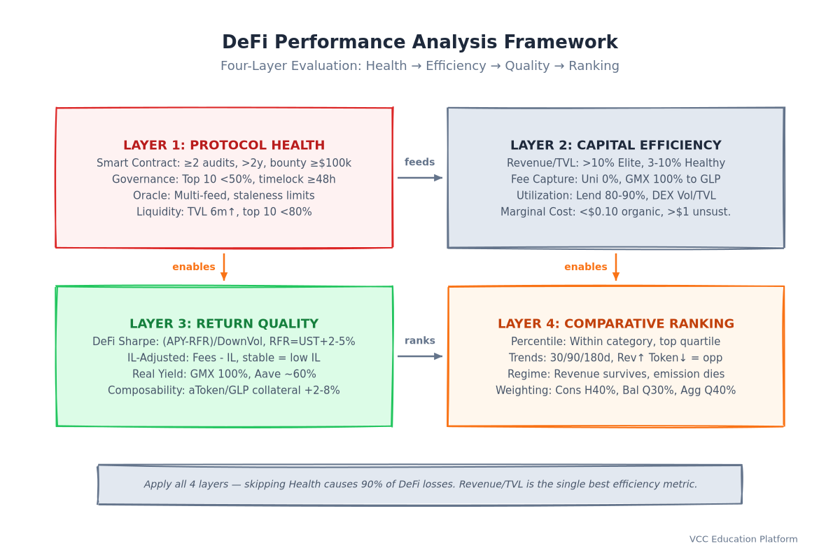 Flowchart - DeFi performance analysis framework