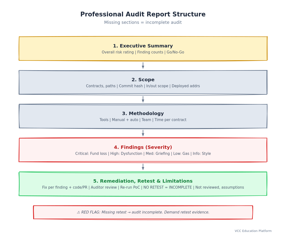 Comparison - Traditional software audit vs DeFi audit: Traditional (patchable, closed system, known 
