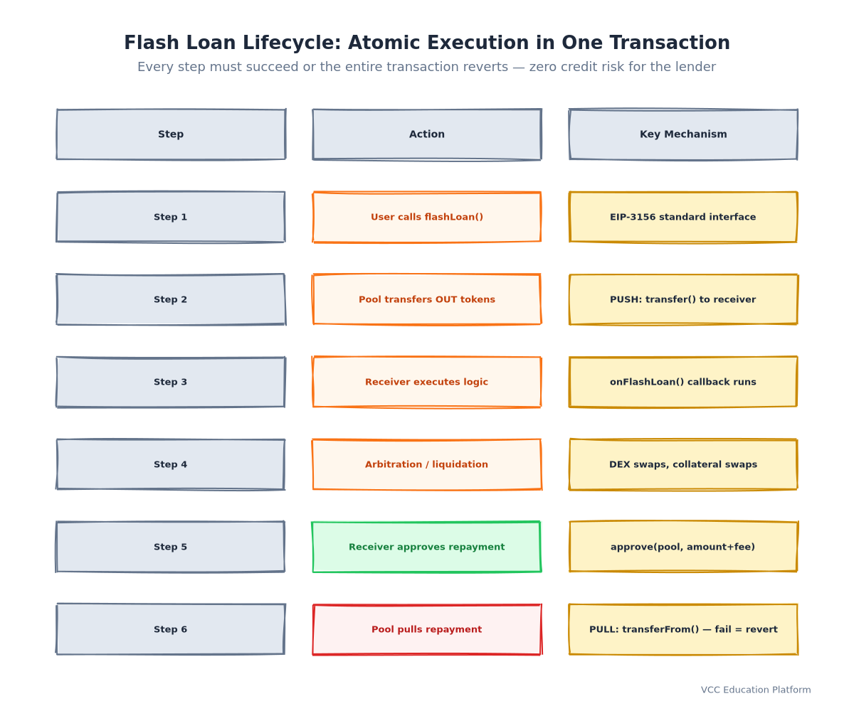 Diagram - Flash Loan Ecosystem Map: Center = 