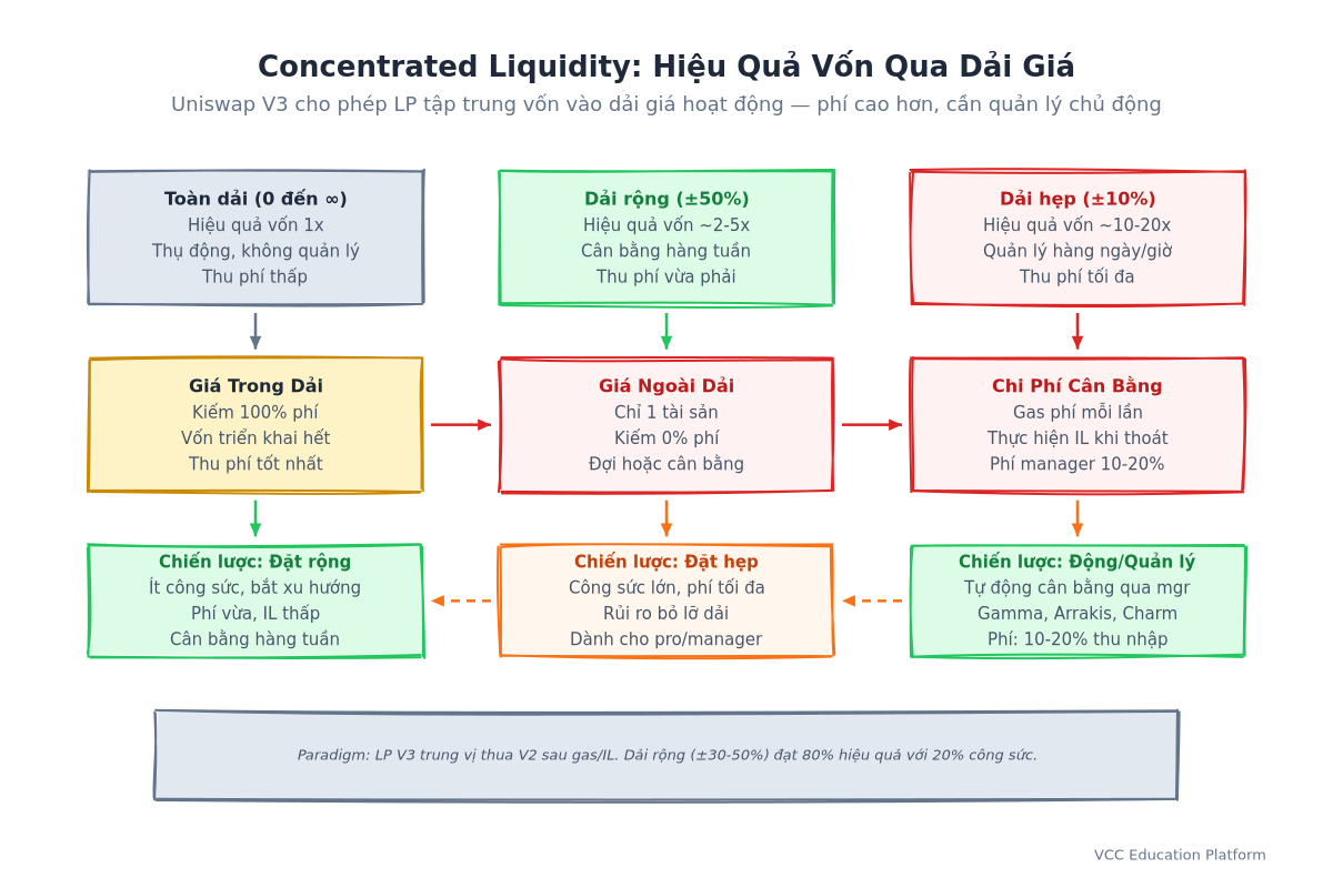 Diagram - Concentrated Liquidity Ranges
