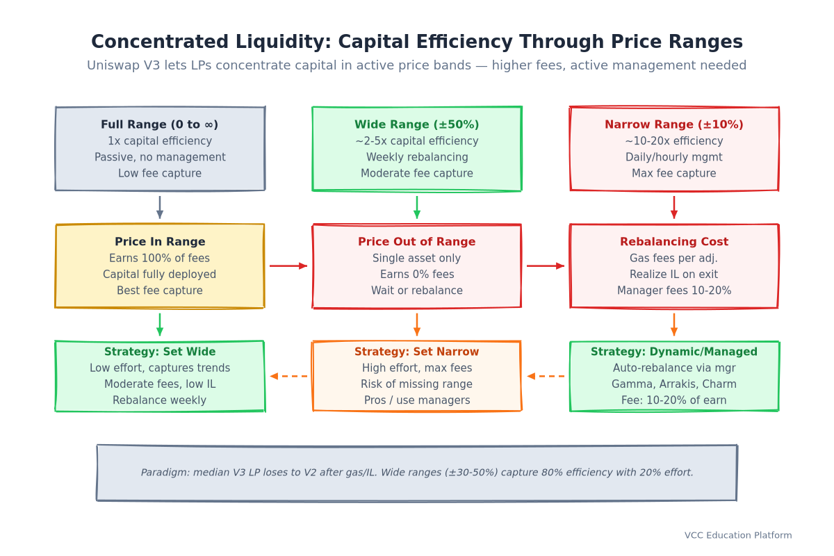 Diagram - Concentrated Liquidity Ranges