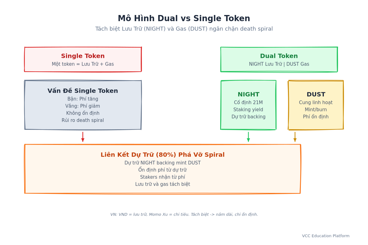 Hình 4: Dual vs Single Token Model — Cân Bằng Khuyến Khích