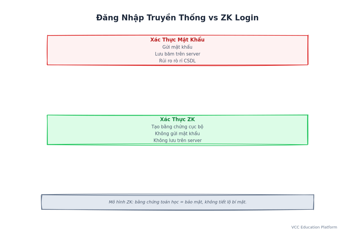 traditional vs zk login