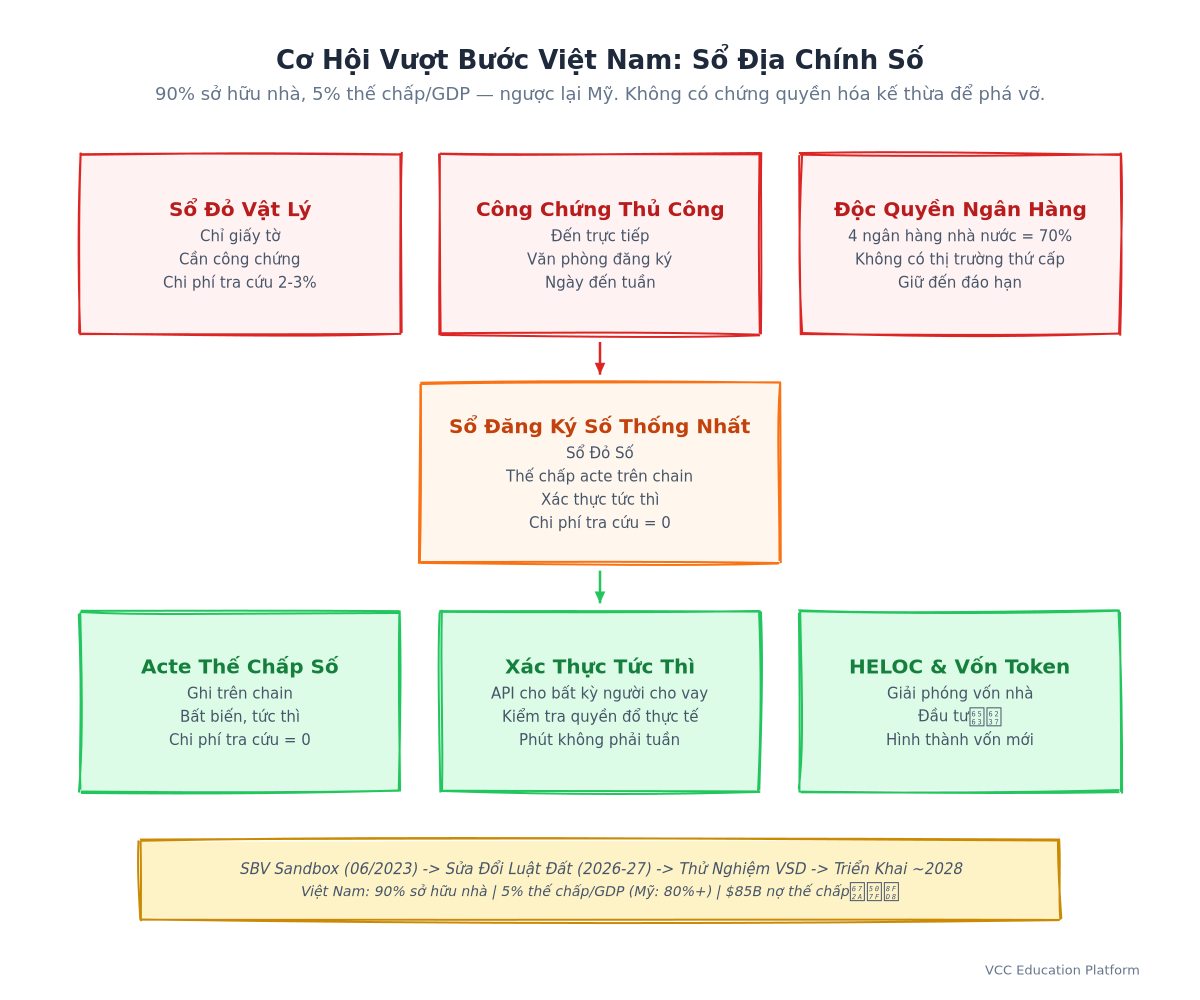 Diagram - Vietnam Leapfrog: Unified Property + Mortgage Registry