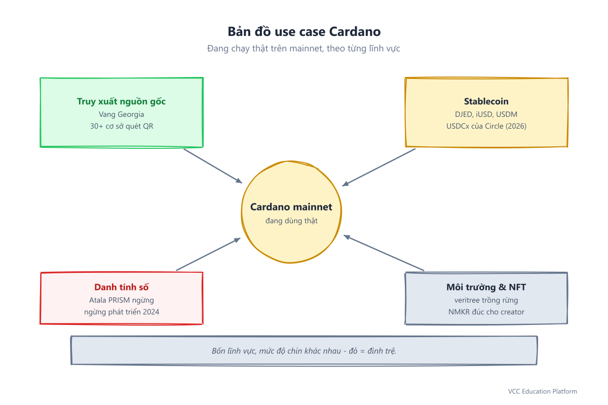 Diagram - Cardano real-world use case map