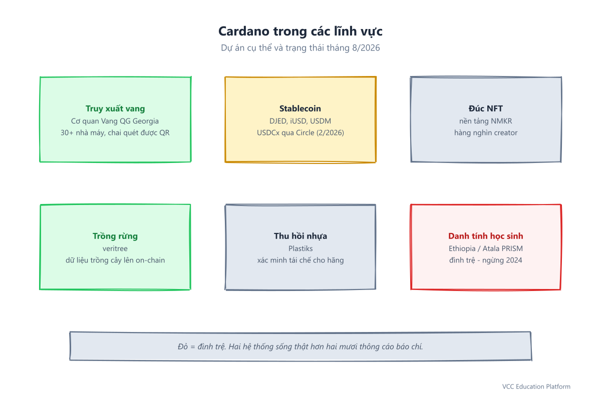 Grid - Cardano adoption by sector
