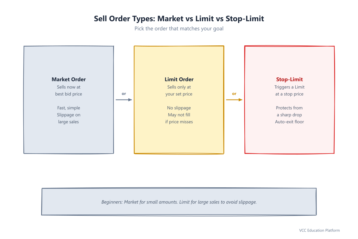 Order types comparison: Market vs Limit vs Stop-Limit