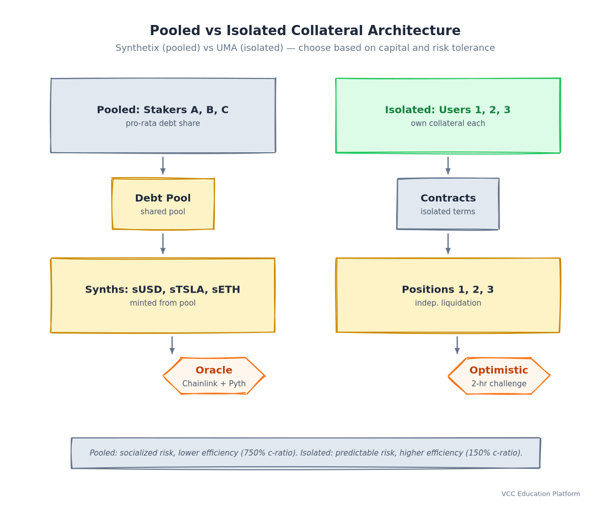 Architecture Diagram - Pooled vs Isolated Collateral Models