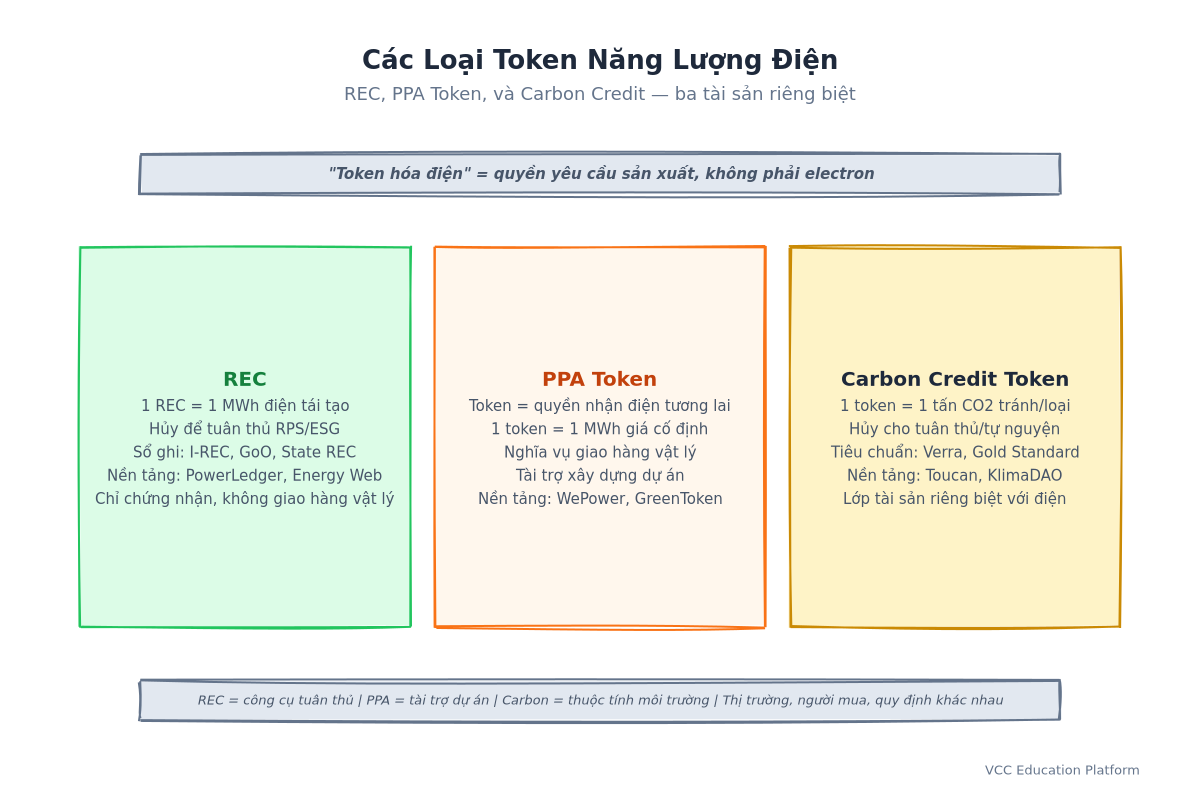 Comparison - REC vs PPA vs Carbon Credit Tokenization