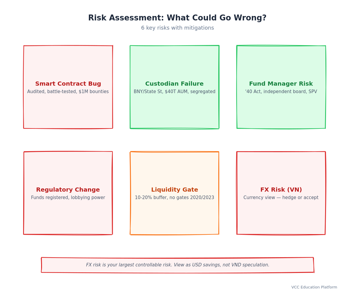 Risk Matrix - Tokenized Treasury Risk Assessment