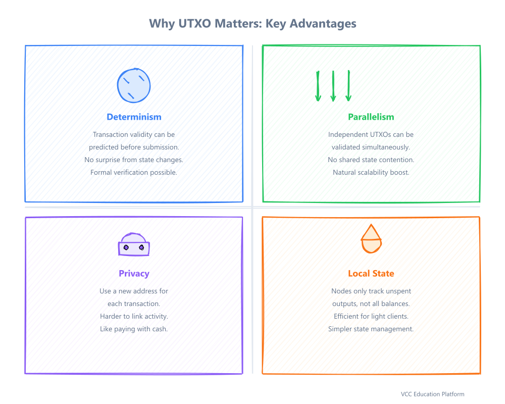 Advantages of UTXO Model