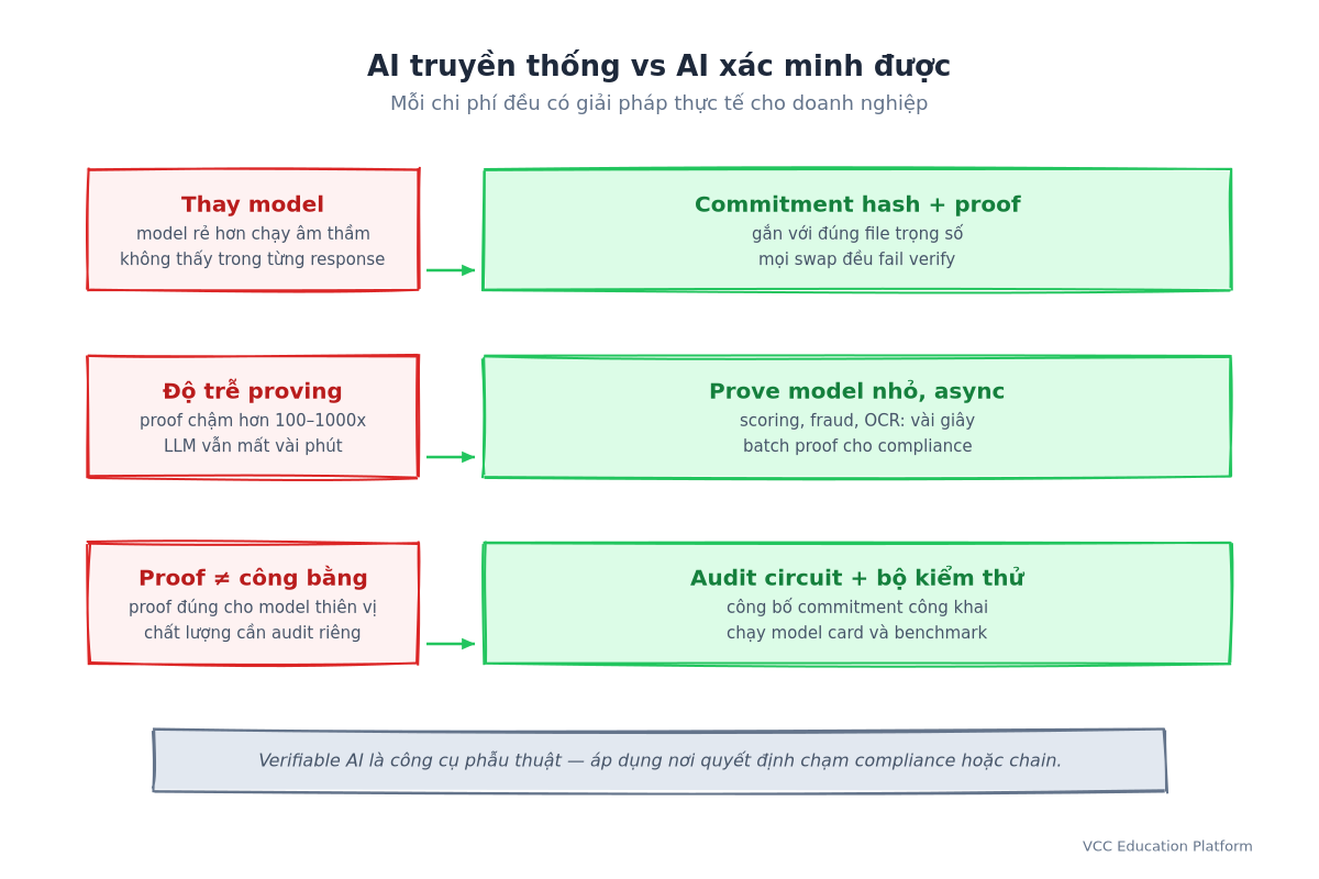 Trusted vs Verifiable AI: Ba Sự Đánh Đổi